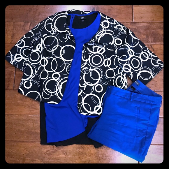 John Paul Richard blazer and Maurice’s top - Picture 8 of 8